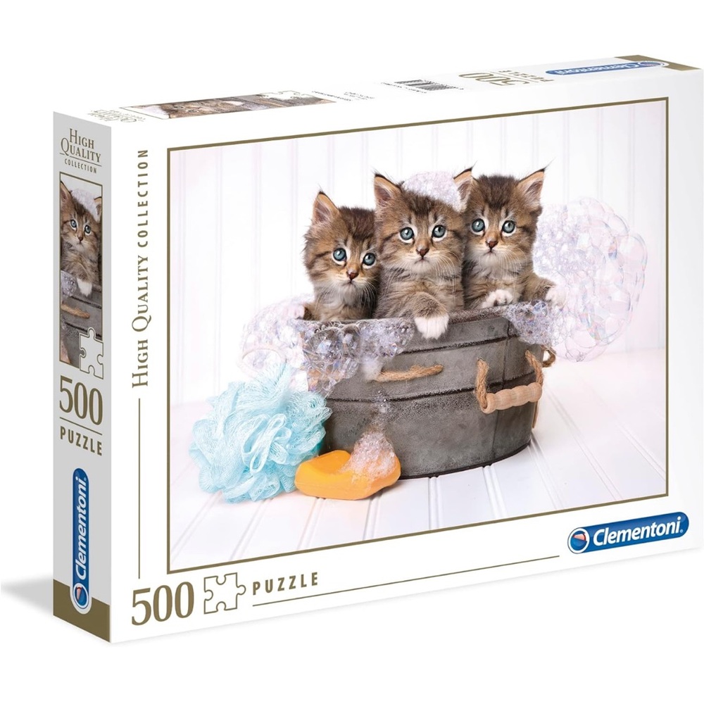 Clementoni kittens puzzle 500 pieces